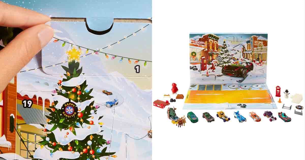 Hot wheels hotsell advent calendar 2019