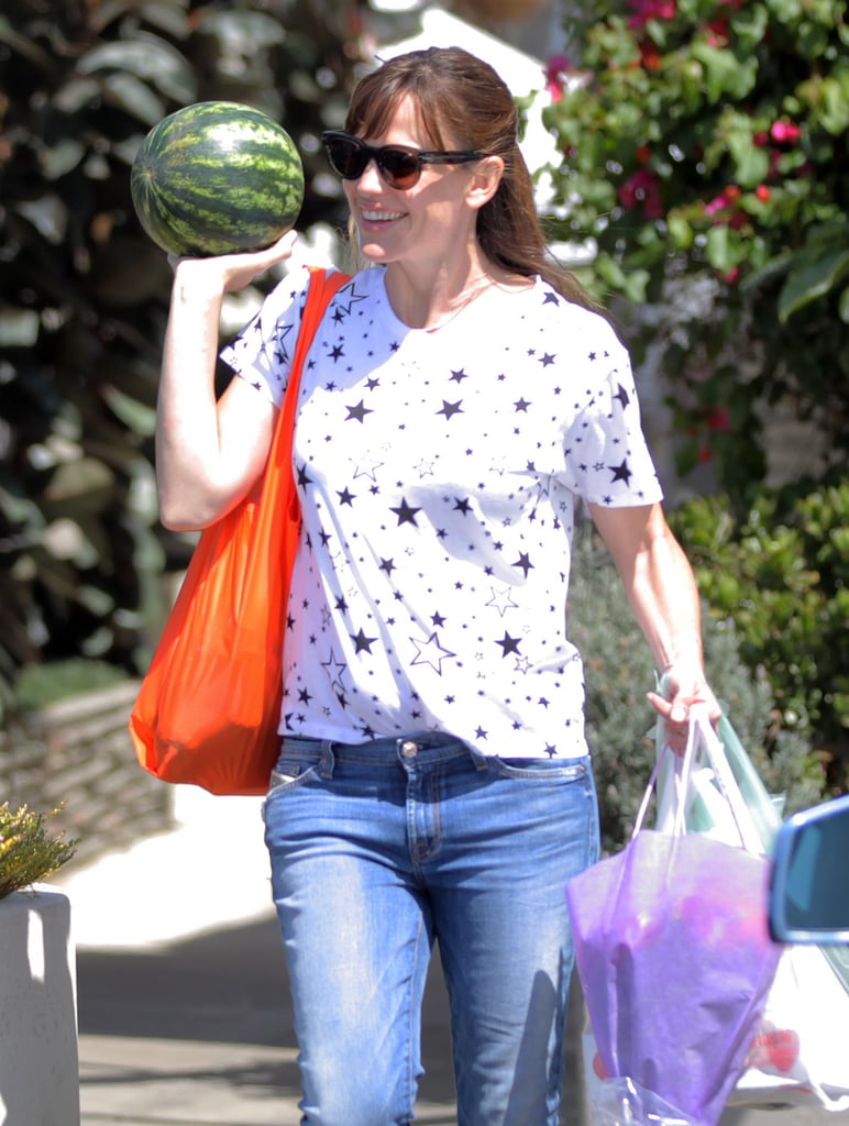 Ben Affleck and Jennifer Garner Family at Farmers Market