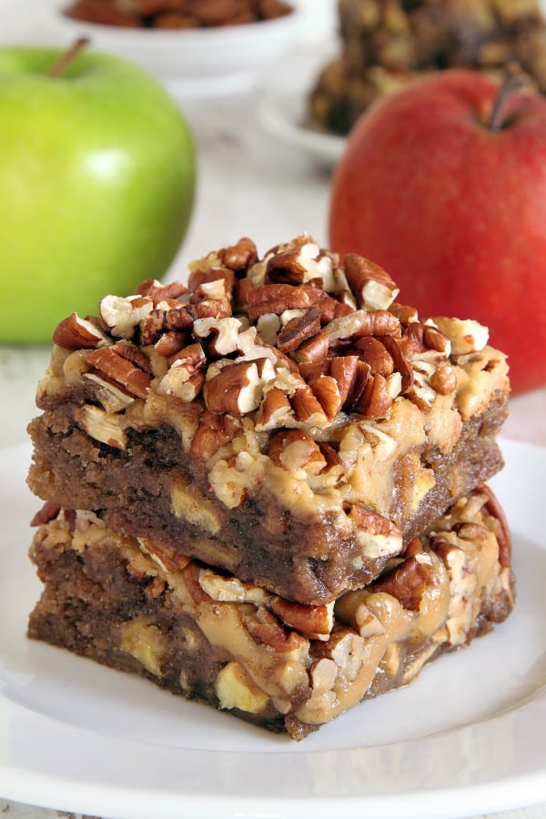 Caramel Apple Blondies
