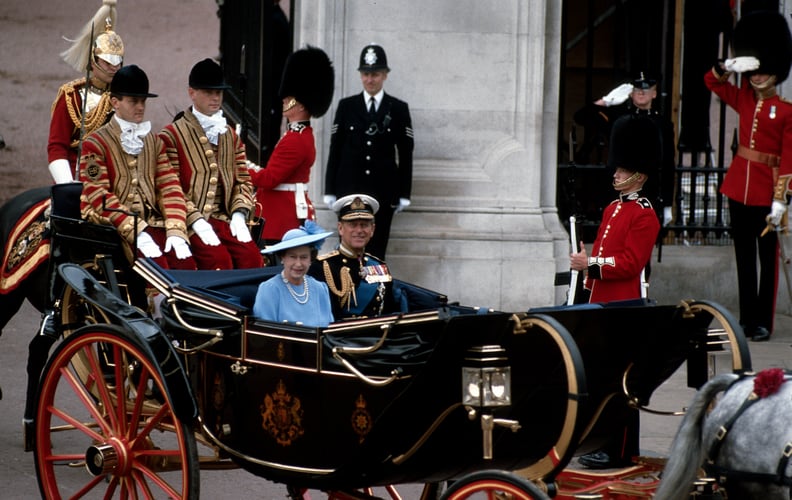 Queen Elizabeth II and Prince Philip in 1986