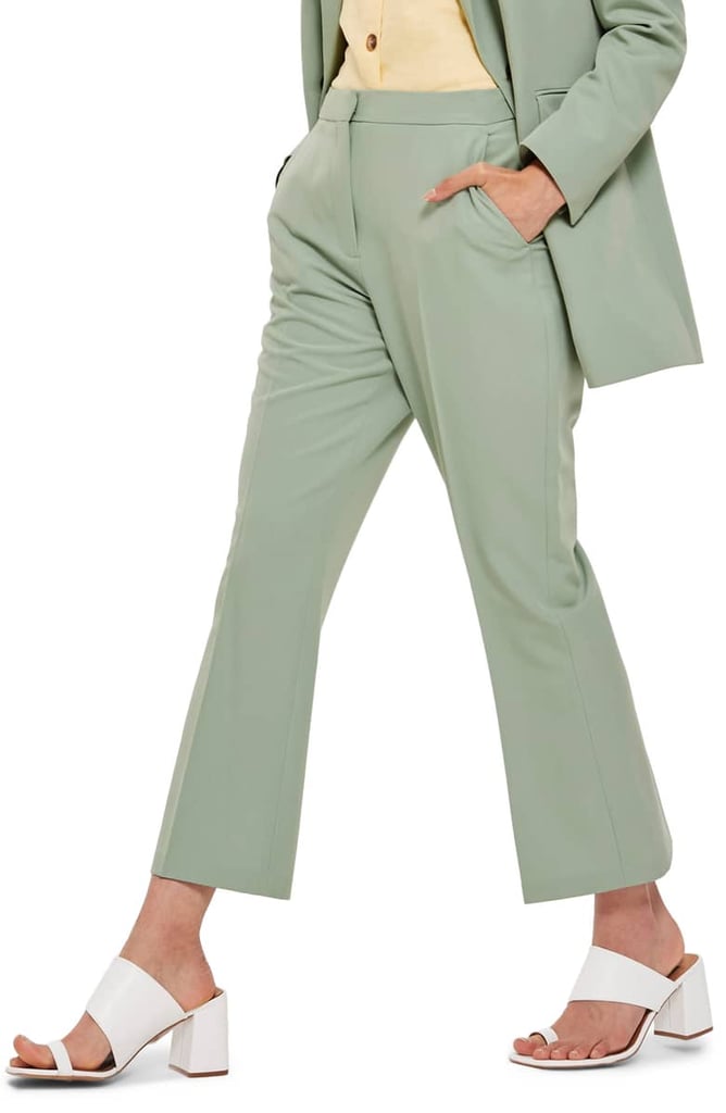 Topshop Cropped Suit Trousers