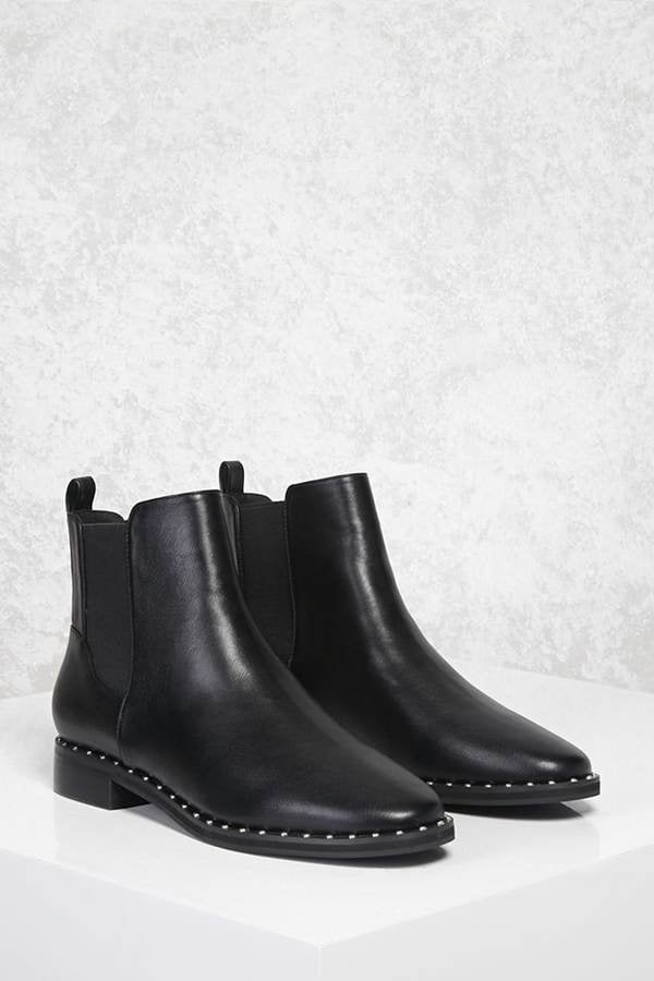 Forever 21 Studded Chelsea Boots