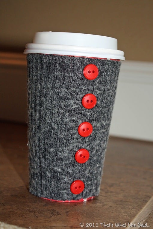 DIY a Coffee Cup Cozy