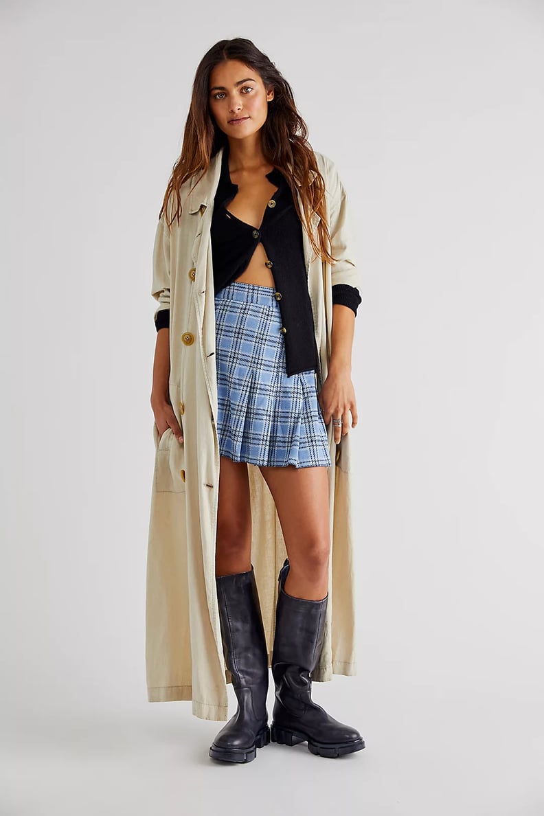 A Plaid Skirt: Free People Honey Pleated Skirt