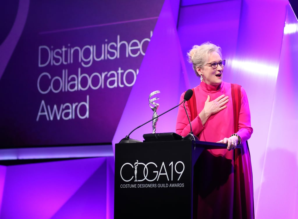 Meryl Streep at Costume Designers Guild Awards February 2017
