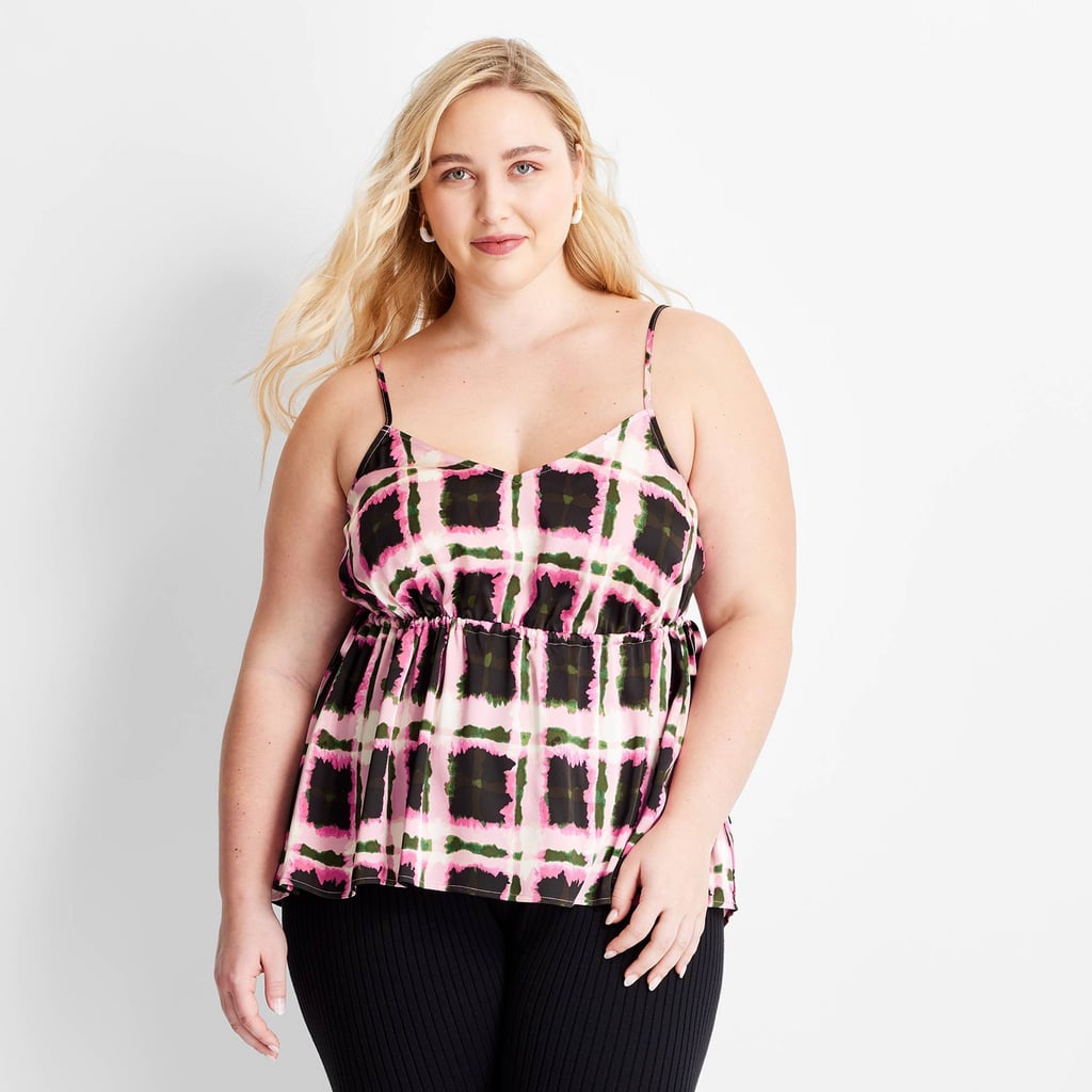 A Vibrant Tank: Future Collective with Gabriella Karefa-Johnson Plaid Camisole Tank Top