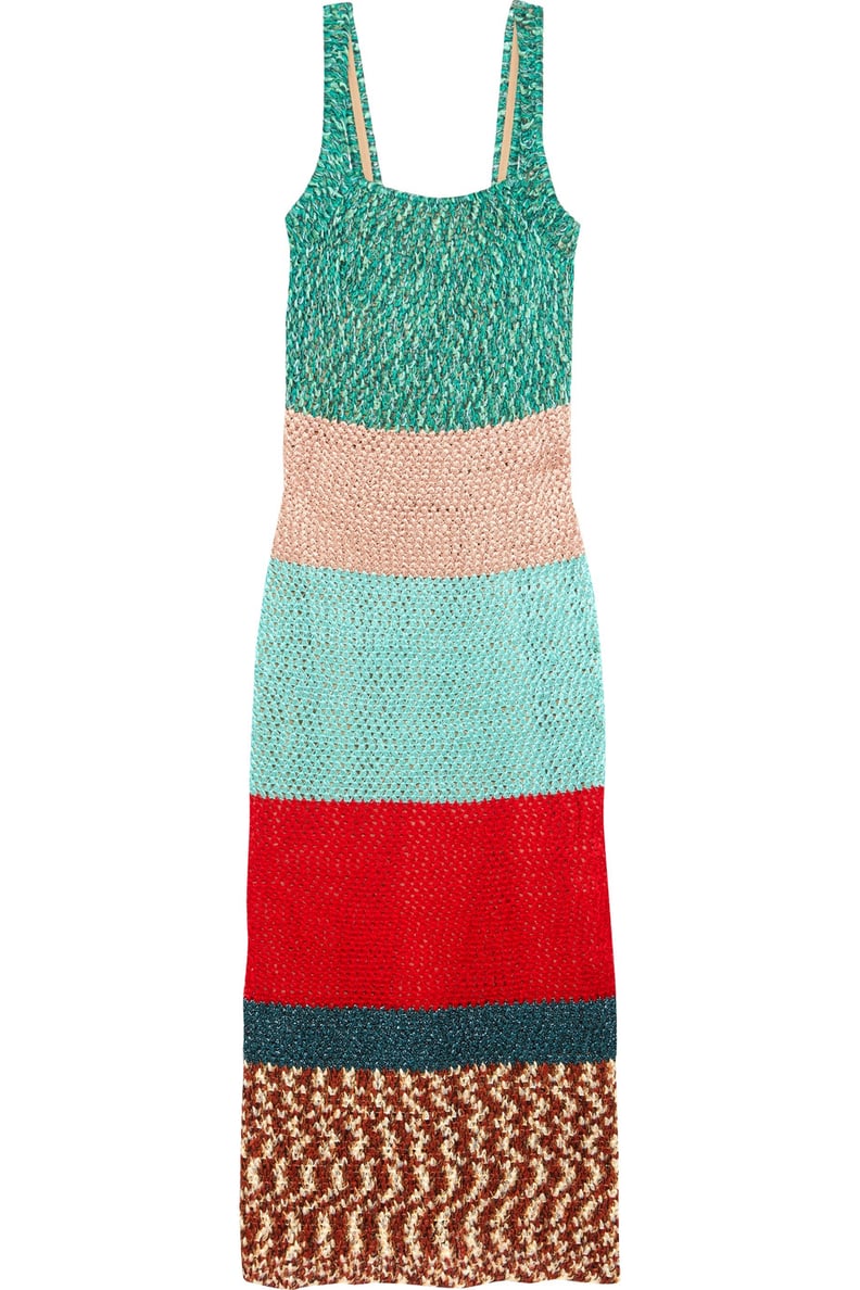 Missoni Colorblock Crochet-Knit Maxi Dress