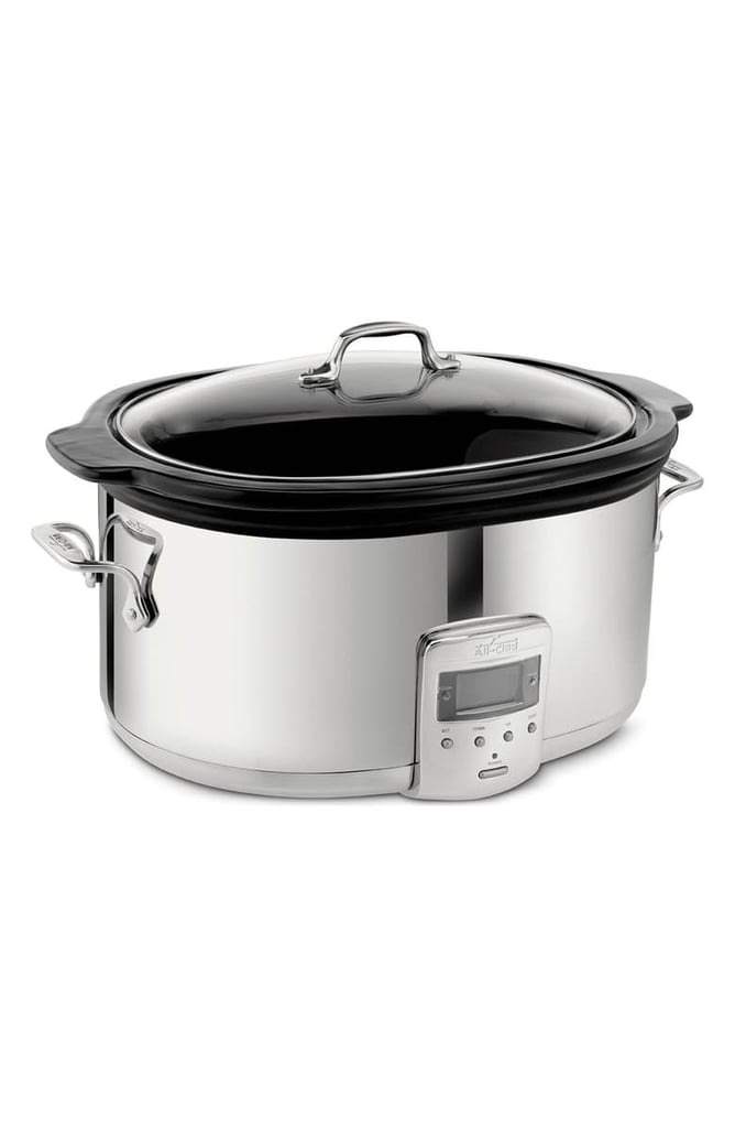 AllClad 6 1/2Quart Slow Cooker with Black Ceramic Insert Best
