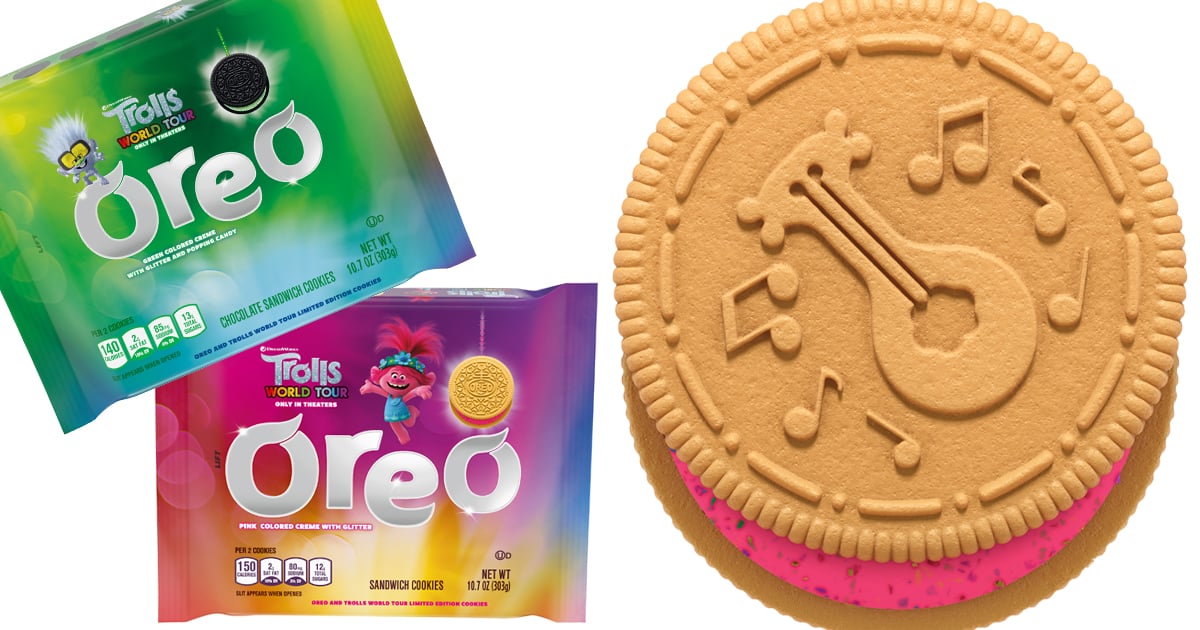 Oreo's Trolls Cookies Have Glittery Pink and Green Fillings | PS Food