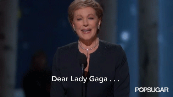 Julie Andrews at the Oscars 2015