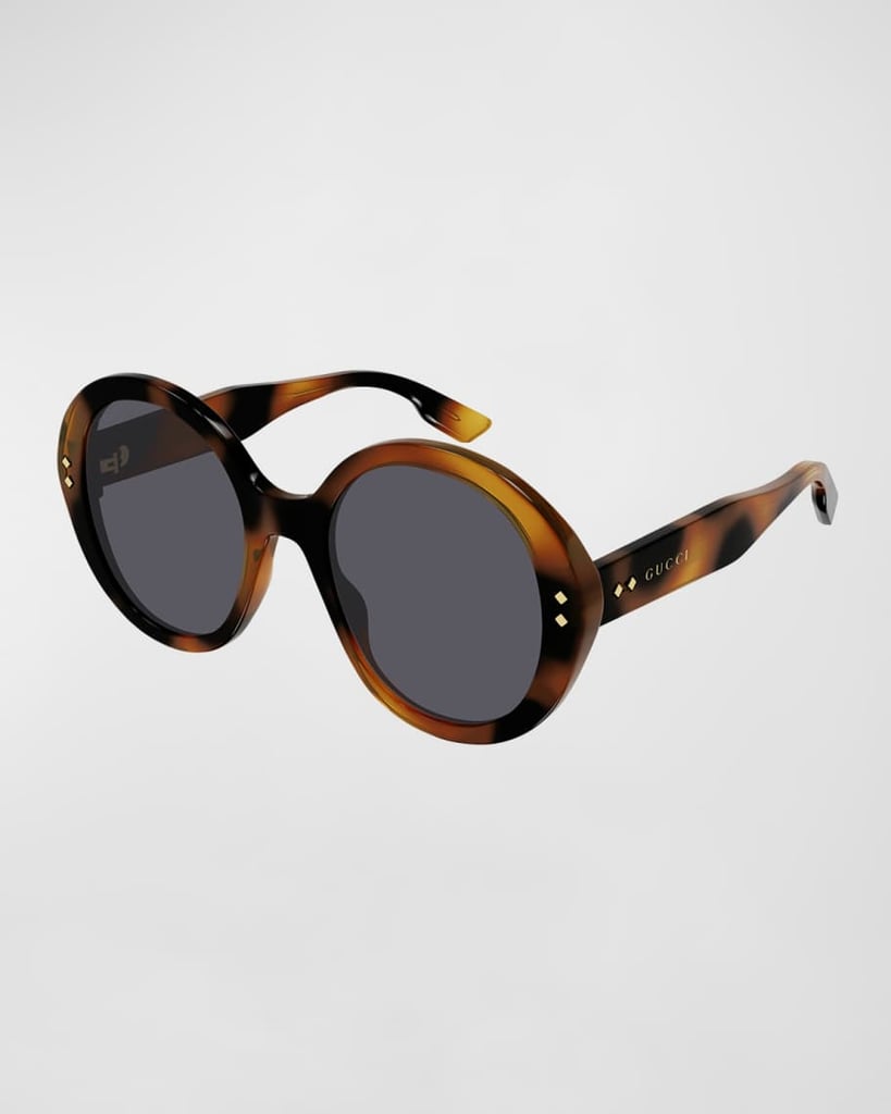 Gucci Round Acetate Sunglasses