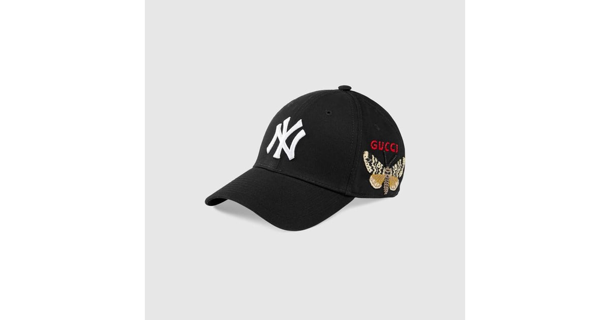 Gucci baseball cap with ny yankees patch on sale