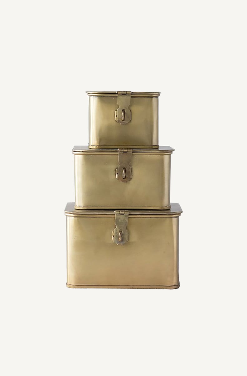 Effortless Composition Brass Boxes