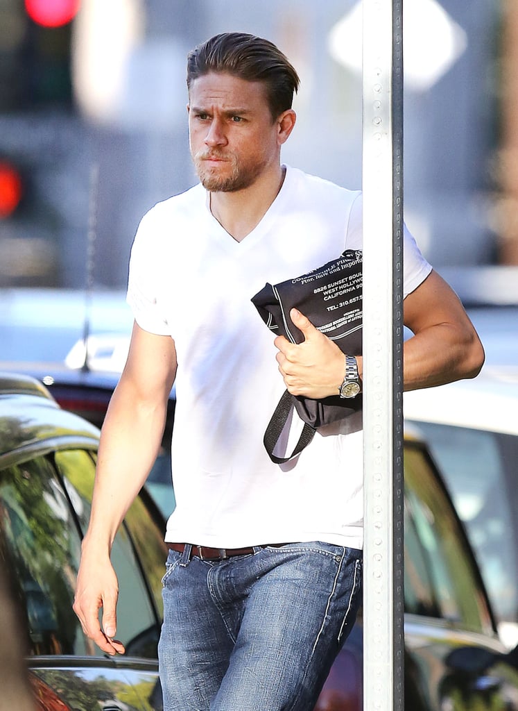 Charlie Hunnam Leaving the Gym in LA July 2016
