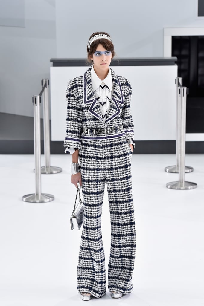 The Tweed Was in Abundance as Always | Chanel Airlines Show Spring 2016 ...