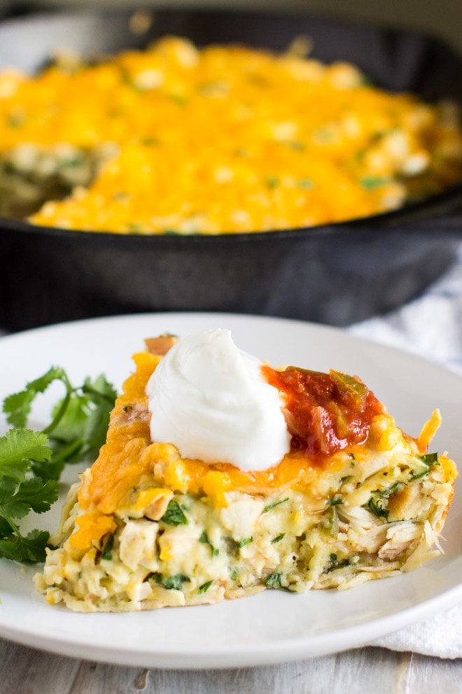 Chicken Tortilla Pie