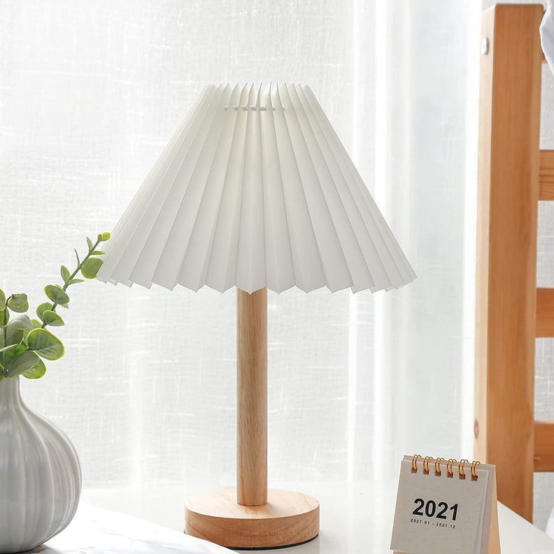 Table Lamp With Pleated Shade