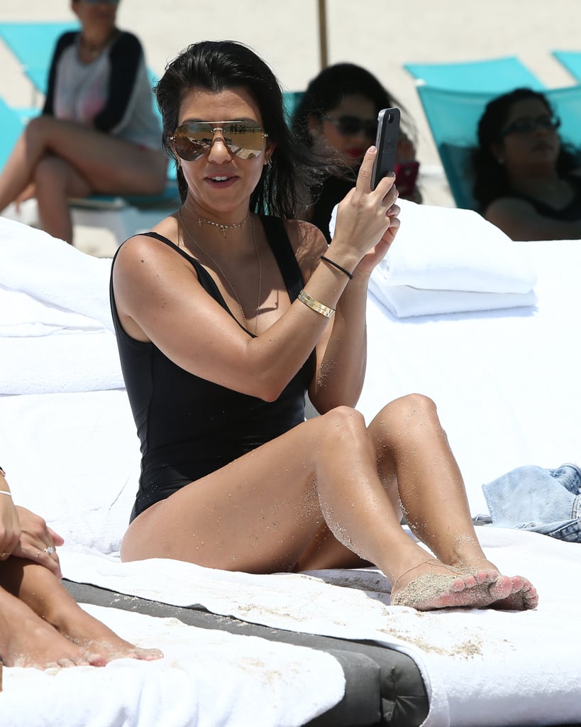 Kourtney Kardashian in Swimsuit in Miami May 2016