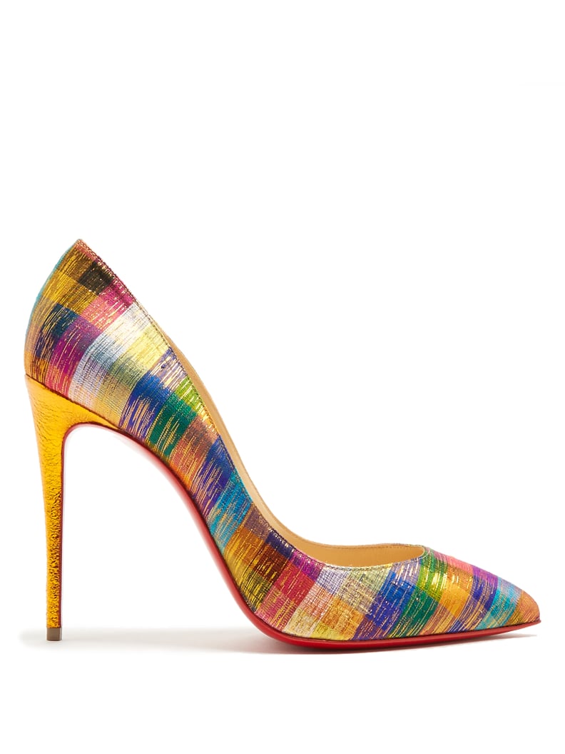 Christian Louboutin Pigalle Follies Checked Pumps