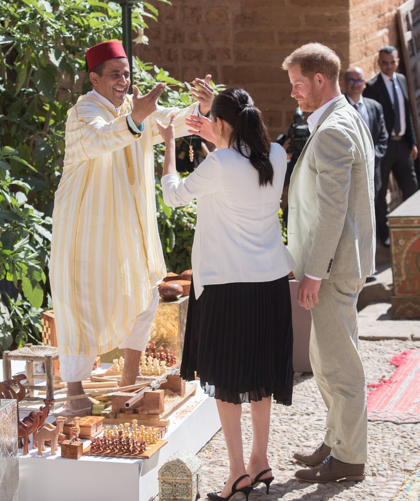 Meghan Markle's Polka-Dot Manolo Blahnik Heels