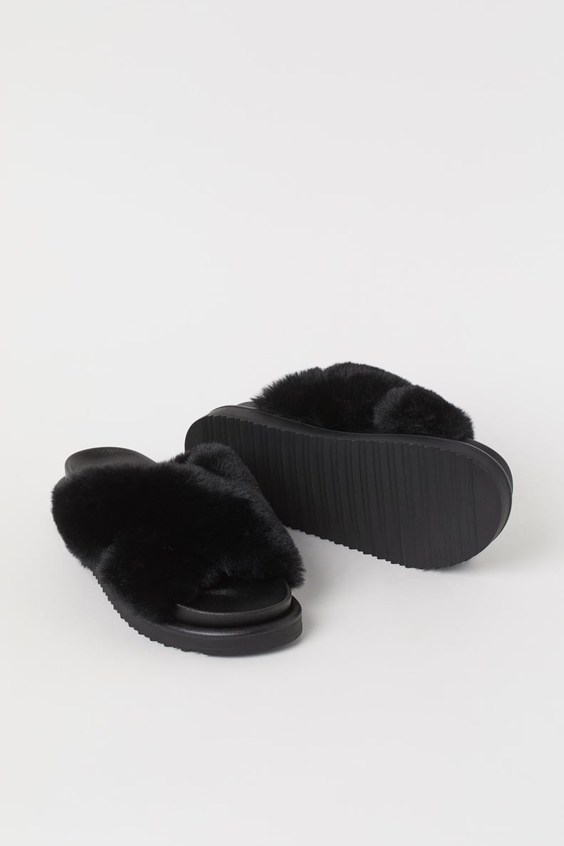 Faux Fur Slippers