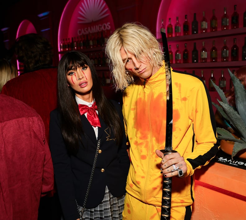 LOS ANGELES, CALIFORNIA - OCTOBER 27: (L-R) Megan Fox and Machine Gun Kelly attend the Annual Casamigos Halloween Party on October 27, 2023 in Los Angeles, California. (Photo by Matt Winkelmeyer/Getty Images for Casamigos)
