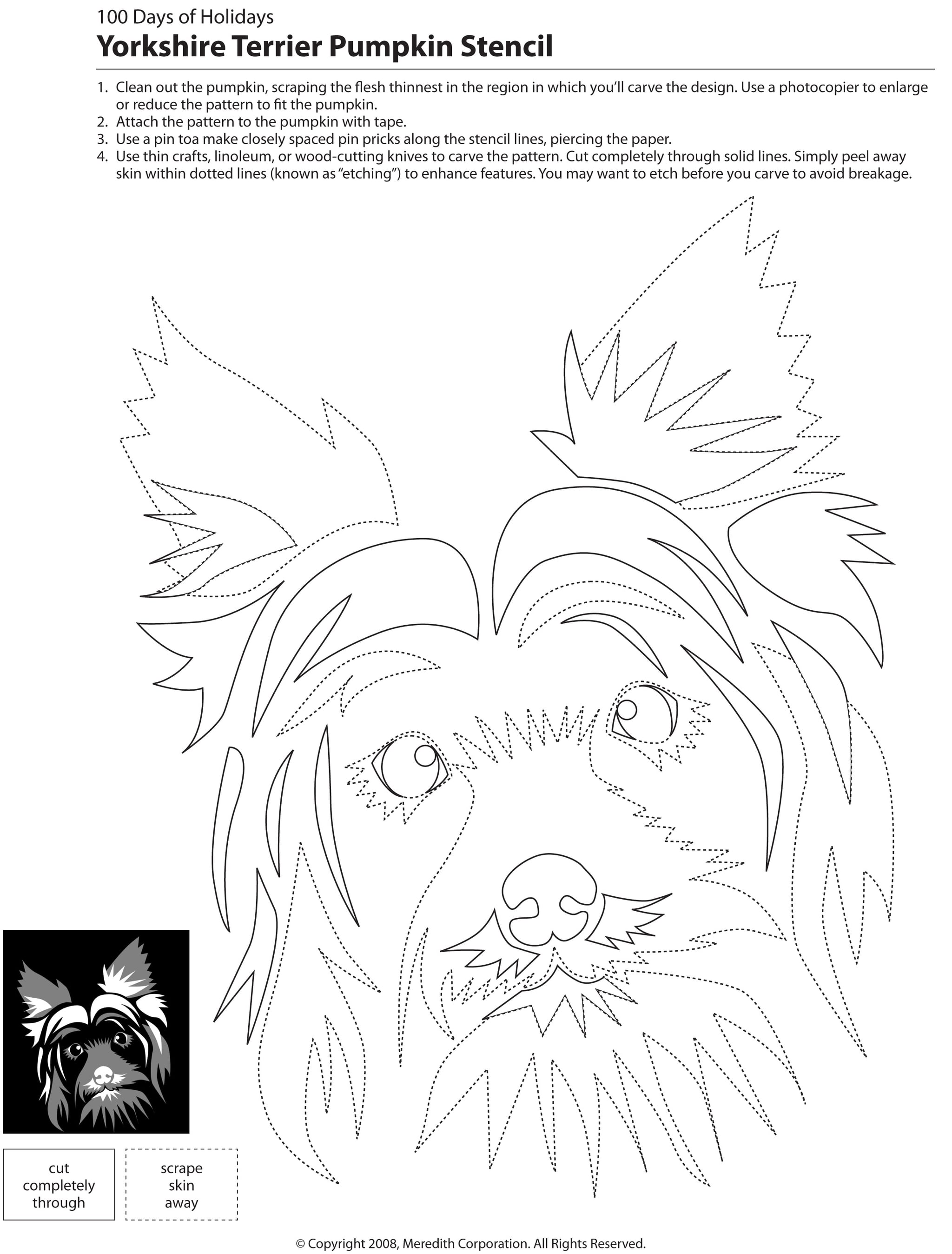 downloadable dog breed pumpkin stencils popsugar pets