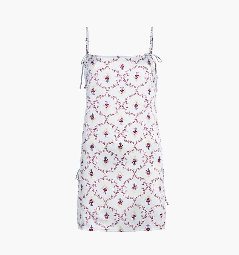 Hill House Home The Tati Silk Teddy - Cabernet Trellis