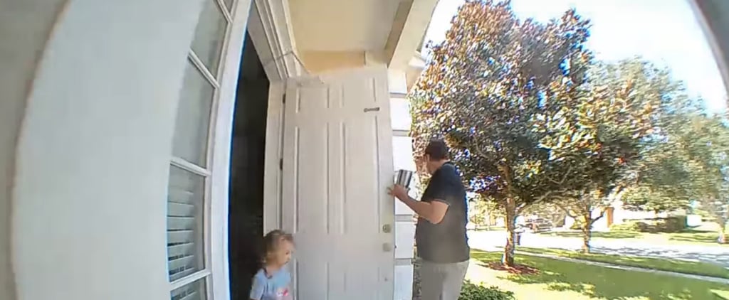 I Can't Stop Cackling Over This Hilarious Father-Daughter Exchange Caught on a Security Camera