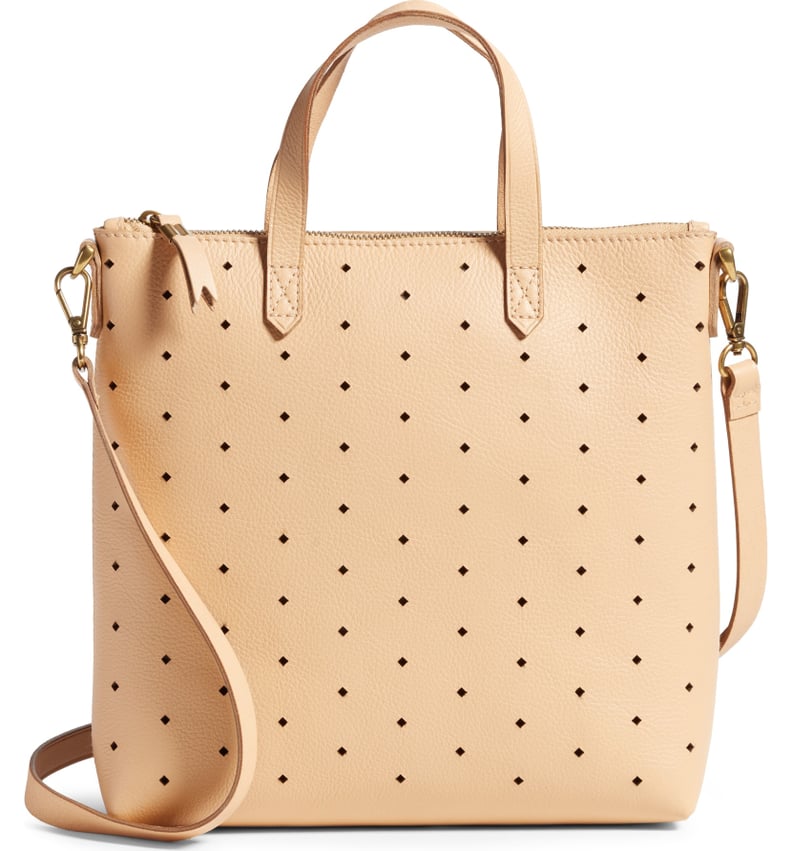 Mini transport perforated leather crossbody bag hot sale