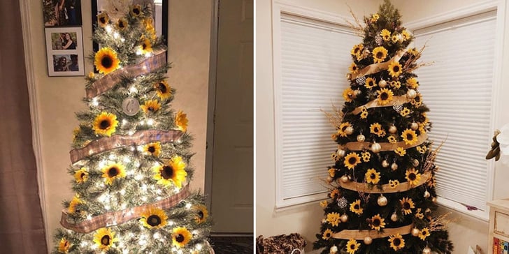 Sunflower Christmas Trees Are the Prettiest New Trend | POPSUGAR Home