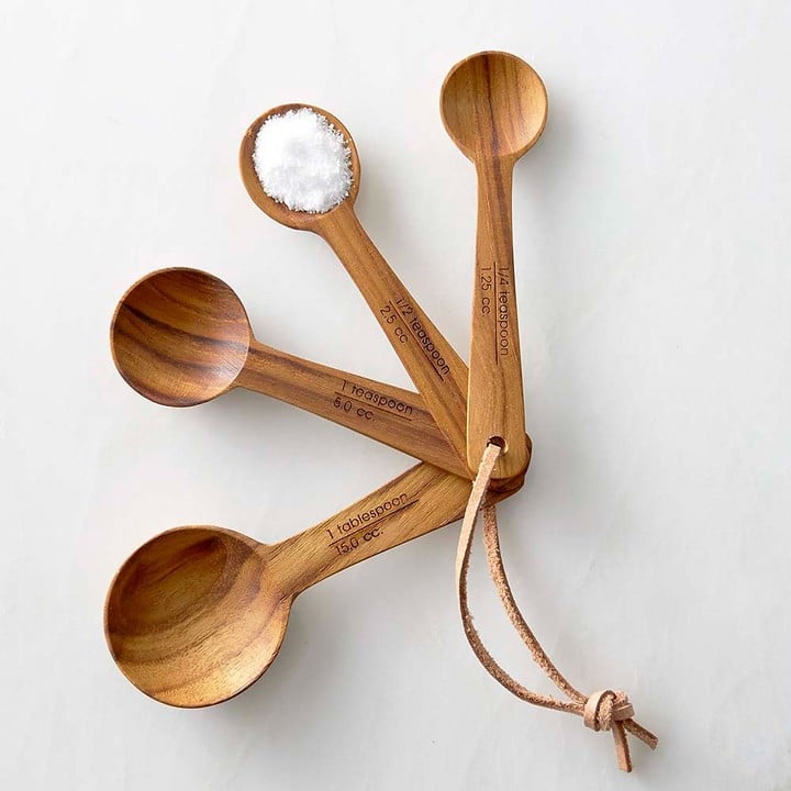 Teak Measuring Spoons ($20)