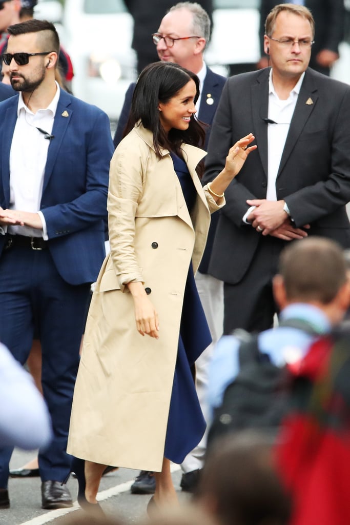 Meghan Markle Wears Dion Lee Dress October 2018