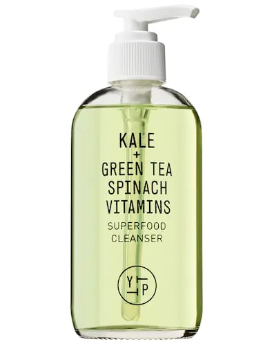 Youth to the People Superfood Antioxidant Cleanser ($39) 
You wouldn't slather an actual green juice on your face, but the ingredients in the Youth to the People Superfood Antioxidant Cleanser feature a lot of the same nutrients. In this case, things like kale and spinach treat skin to vitamins and fatty acids while cleansing, and there's an added boost of antioxidant-rich green tea to fight visible signs of aging, too.