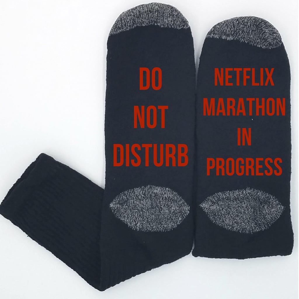 Netflix Marathon Socks Gifts For Netflix Addicts POPSUGAR