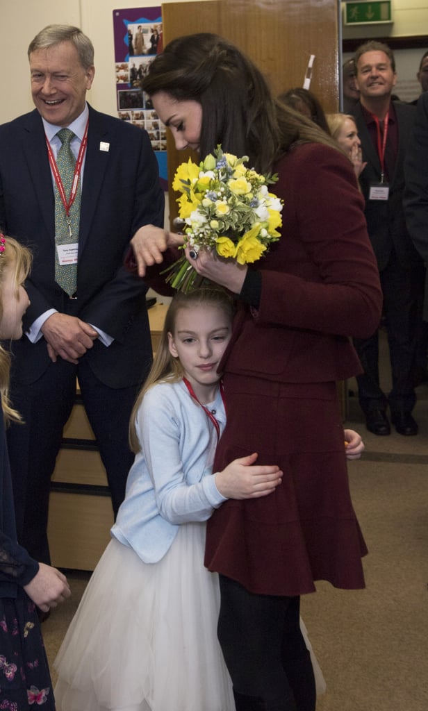 Kate Middleton in Caerphilly Wales February 2017