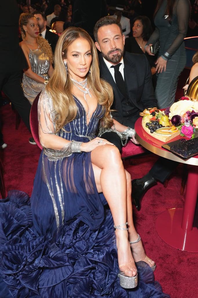 Jennifer Lopez and Ben Affleck at the 2023 Grammys