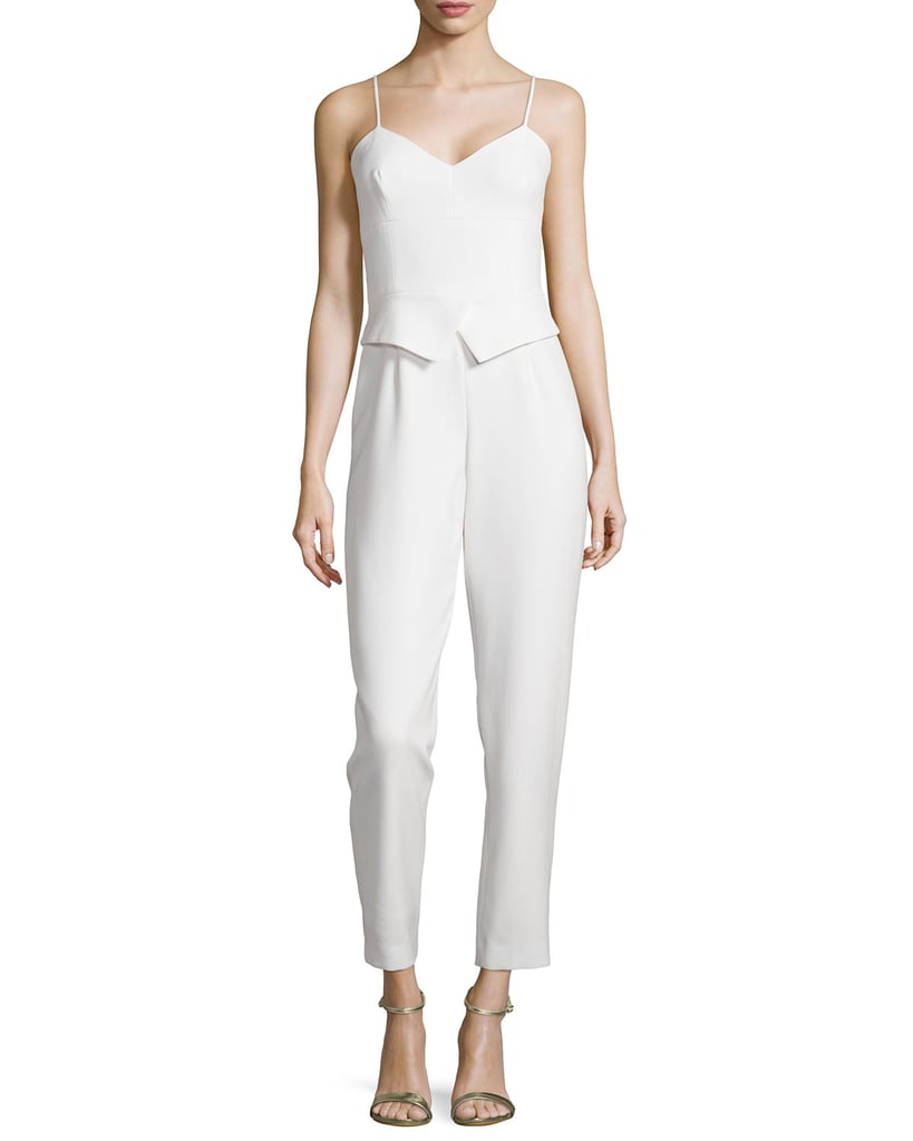 Trina Turk Cristina Spaghetti Strap Peplum Jumpsuit 272 The
