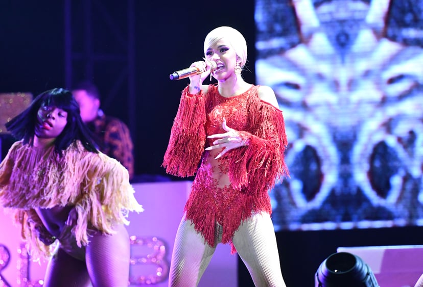 LOS ANGELES, CALIFORNIA - DECEMBER 15: Rapper Cardi B performs onstage during day 2 of Rolling Loud Festival at Banc of California Stadium on December 15, 2018 in Los Angeles, California. (Photo by Scott Dudelson/Getty Images)
