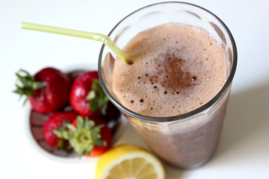 Detox Strawberry Lemonade Smoothie Recipe Popsugar Fitness