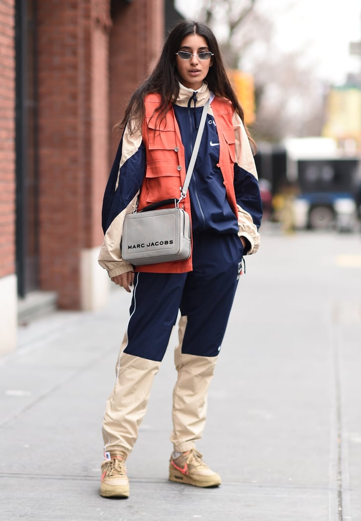 Lean into your sporty side when you pair Nikes with an athletic