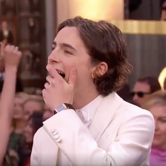Timothee Chalamet Cries on the Oscars Red Carpet 2018
