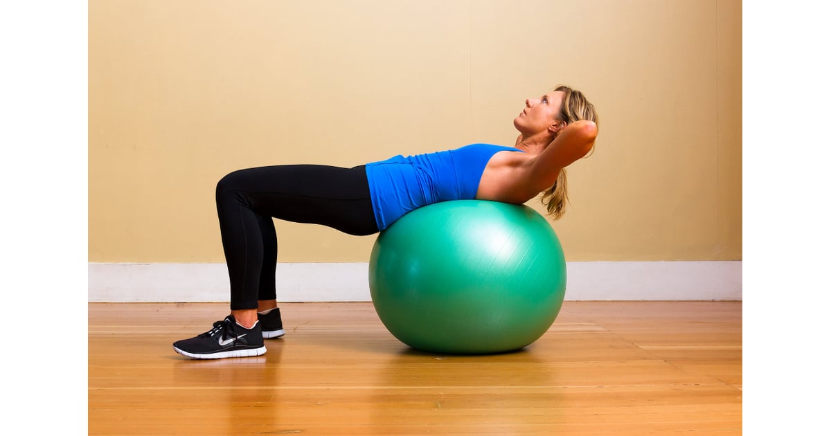 Upper Abs: Crunches on Exercise Ball | Best Ab Exercises ...