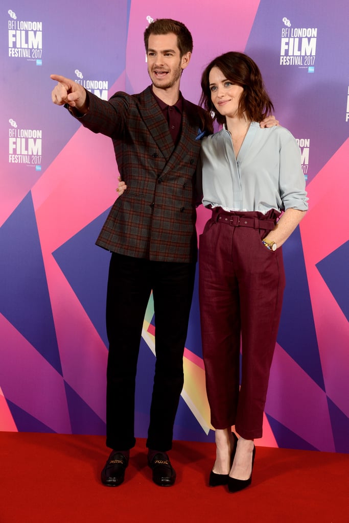 Andrew Garfield and Claire Foy at Breathe Photocall 2017