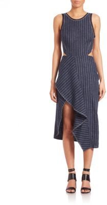 3.1 Phillip Lim Cascading Pinstripe Linen Dress ($695)