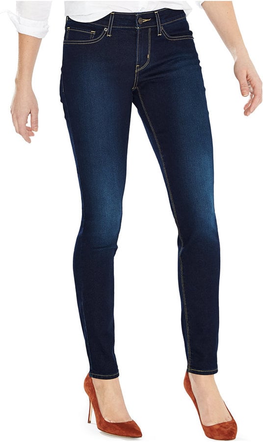 levi's 711 skinny grey