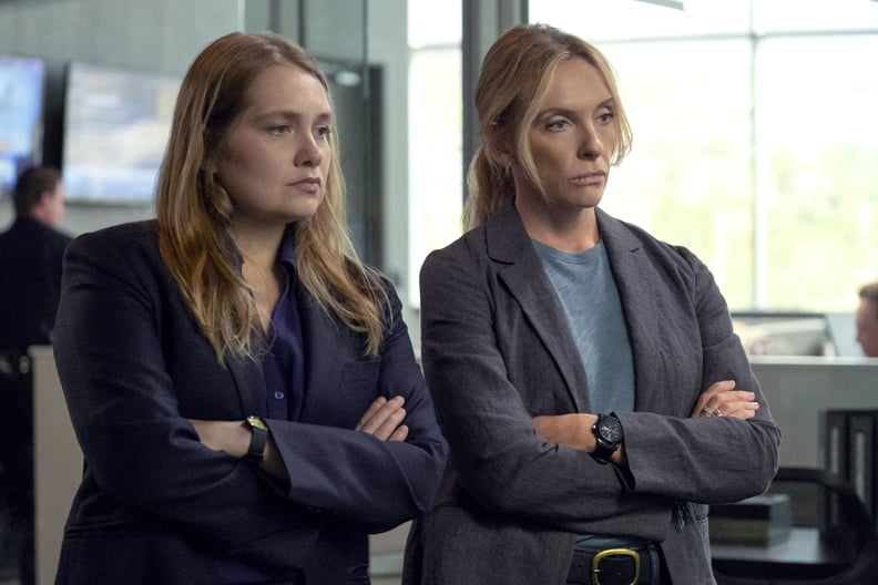 UNBELIEVABLE, from left: Merritt Weaver, Toni Collette, (Season 1, ep. 105, aired Sept. 13, 2019). photo: Beth Dubber / Netflix / Courtesy Everett Collection