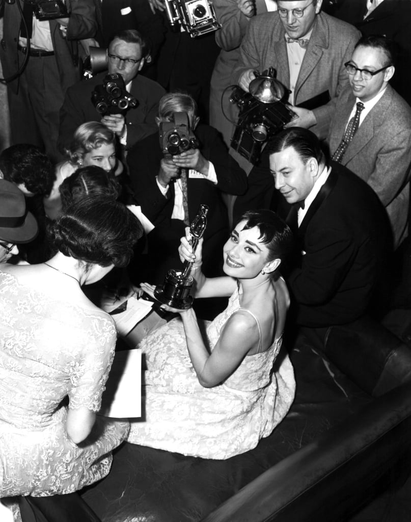 Emma Stone and Audrey Hepburn Givenchy Oscars Dresses