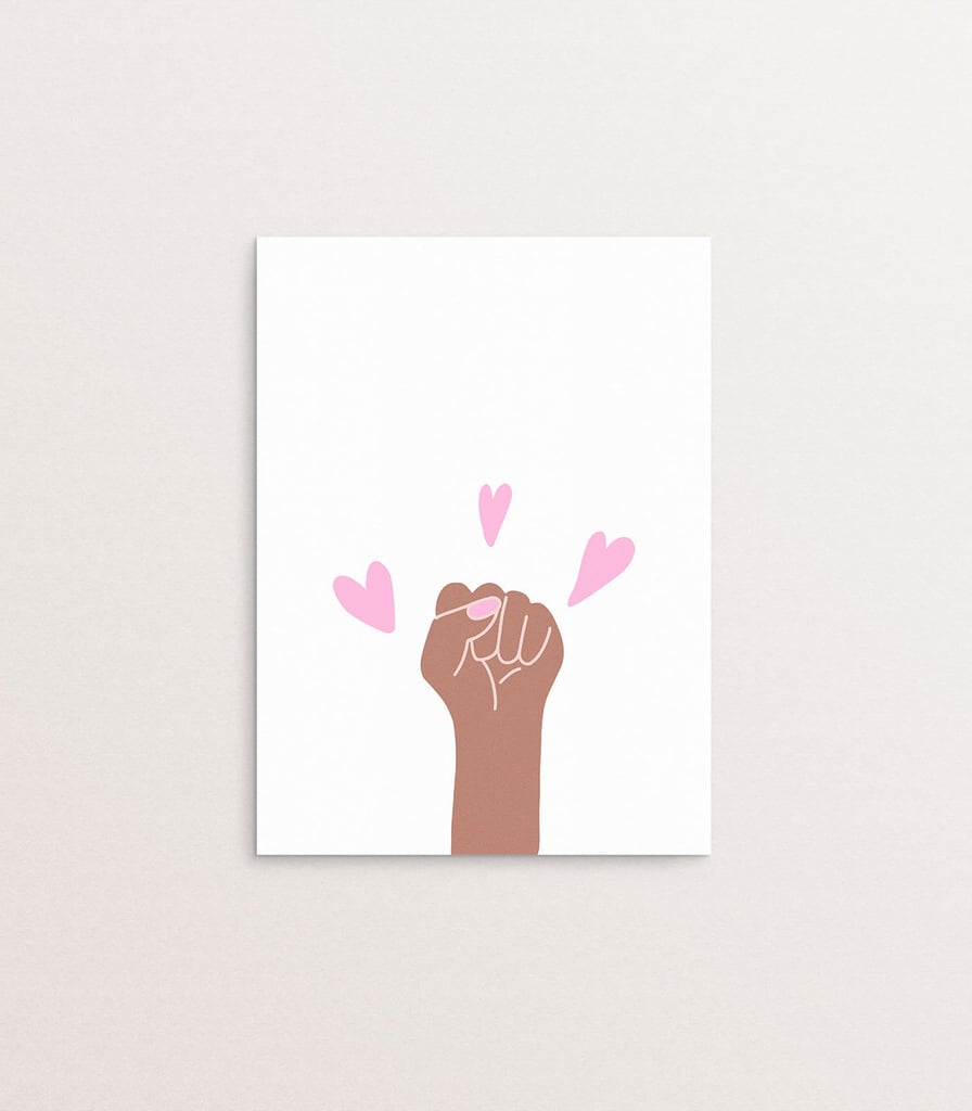 She Se Puede Feminist Hand Illustration