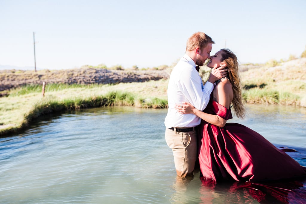 Sexy Desert Engagement Photo Shoot